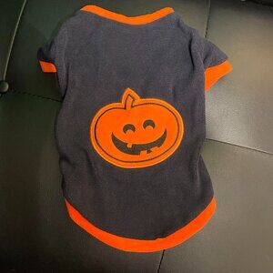 Halloween Dog Coat/Jacket with Embroidered Pumpkin  NWT